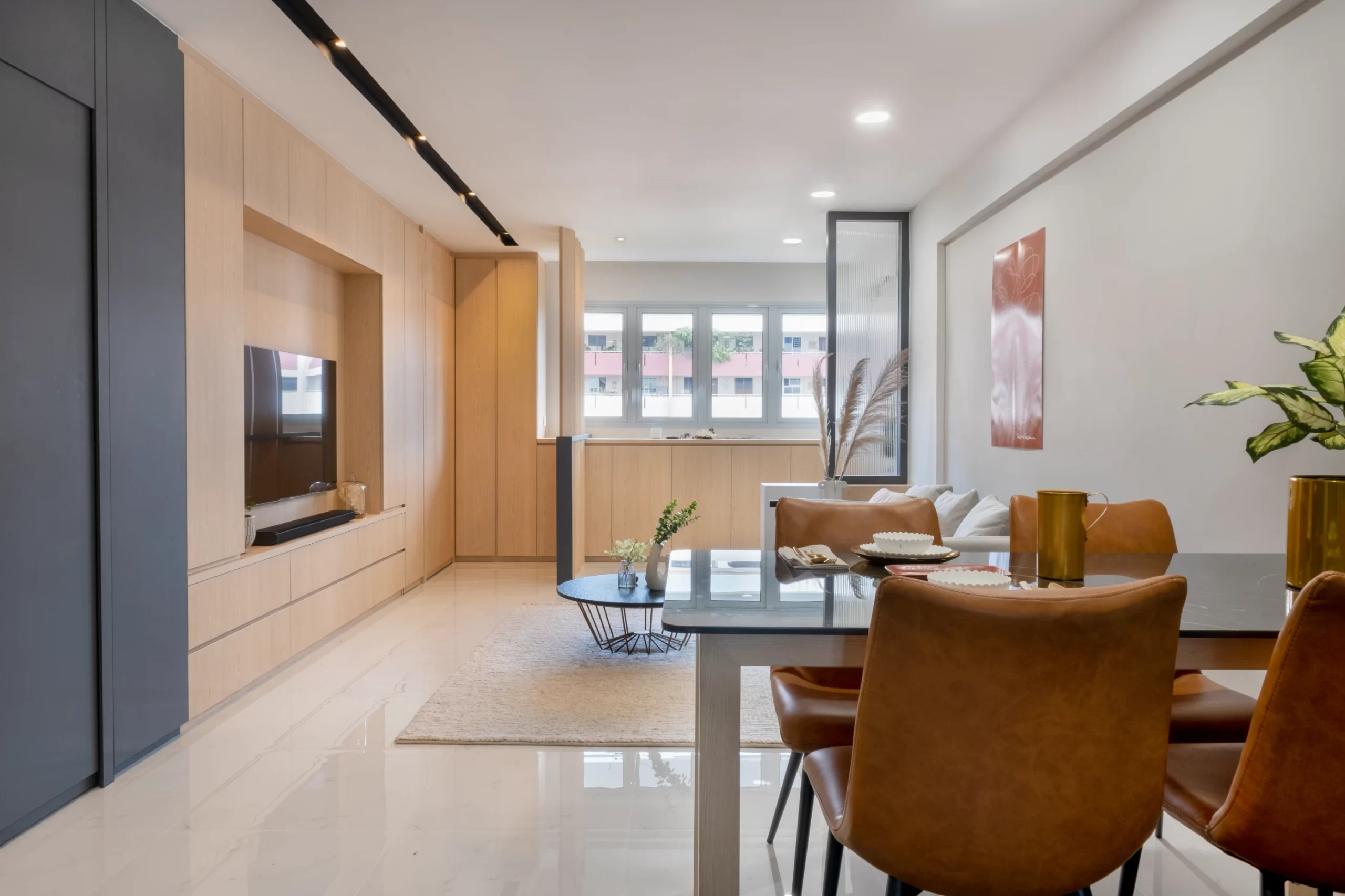 4-Room HDB Flat Transformed Into A Modern Minimalist Sanctuary - Starry ...