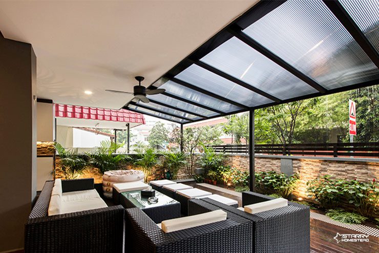 Greenery landed house design Greenery landed house design