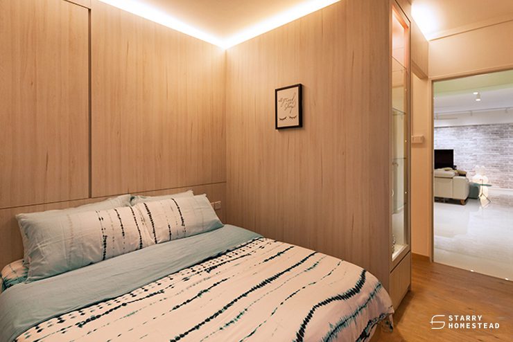 wooden bedroom interior design singapore.
