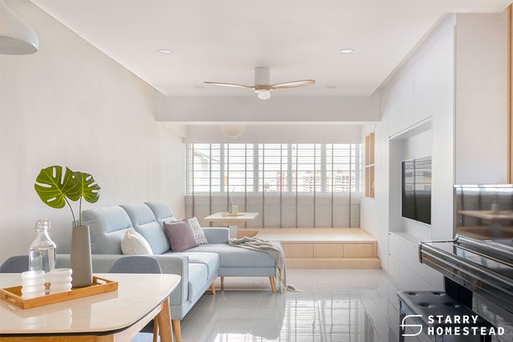warm color living room best interior design singapore