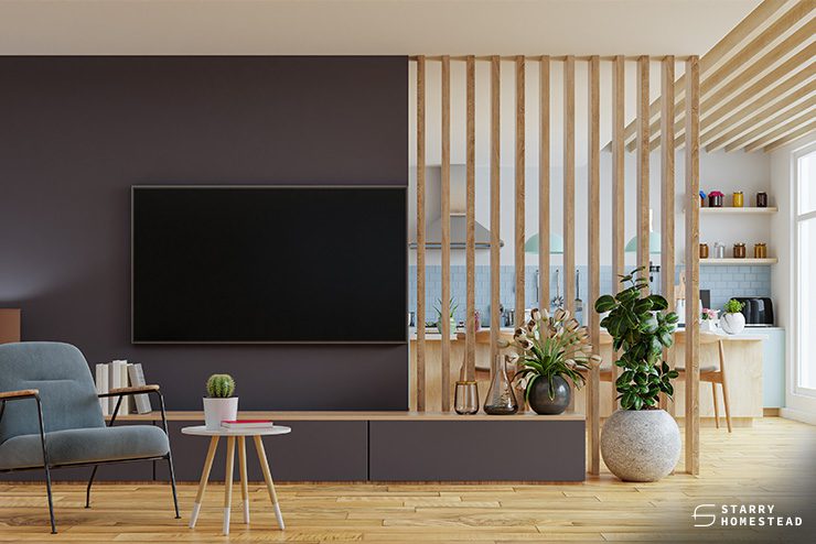 colour combination with wood interior design