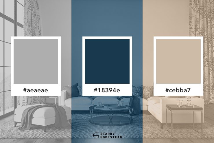 Grey + Blue-Green + Tan Interior Design Styles in Singapore
