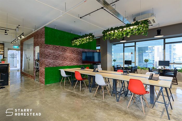 Incorporate Nature-office interior design in Singapore