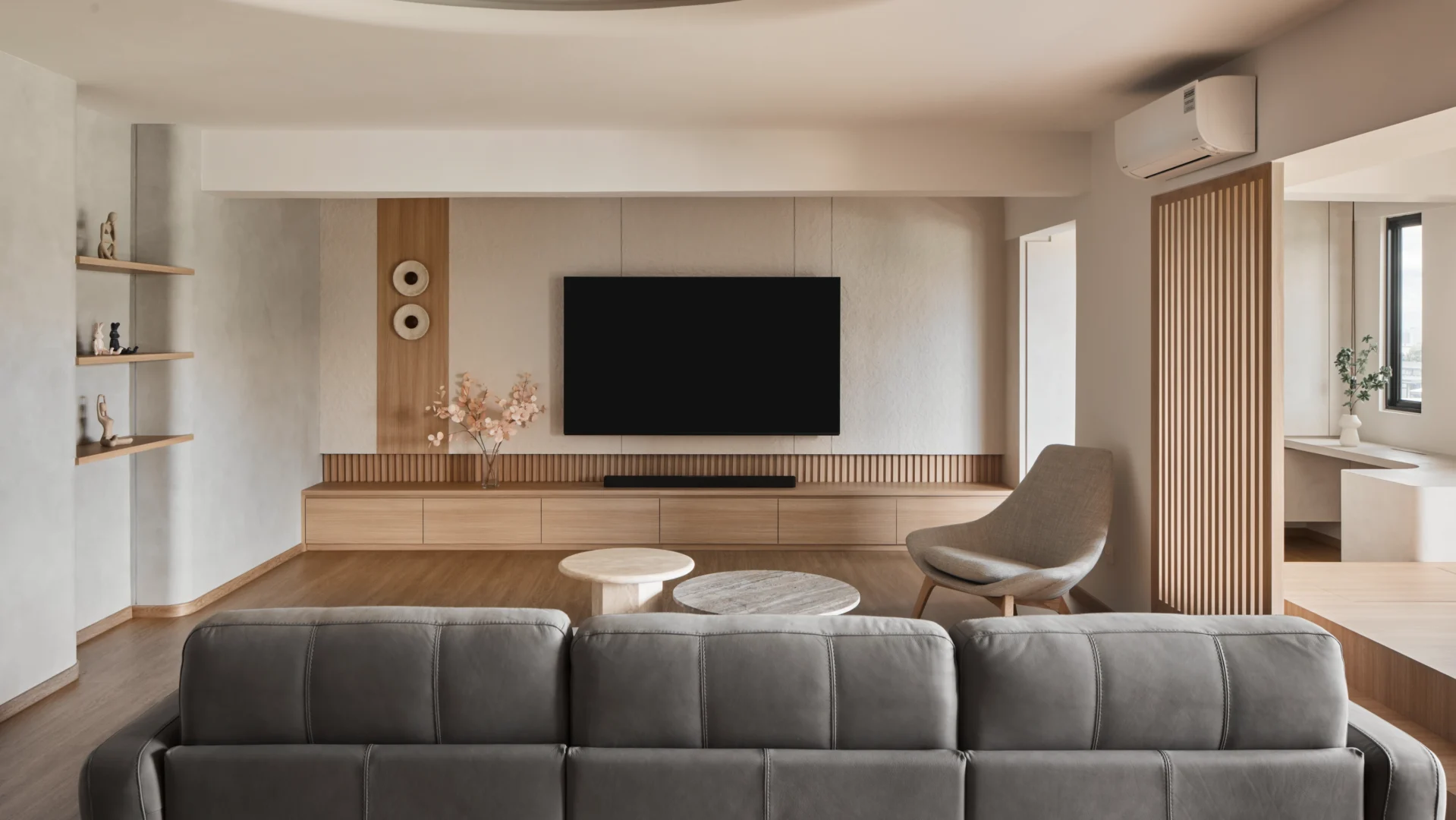 Fluted Panel Feature Walls