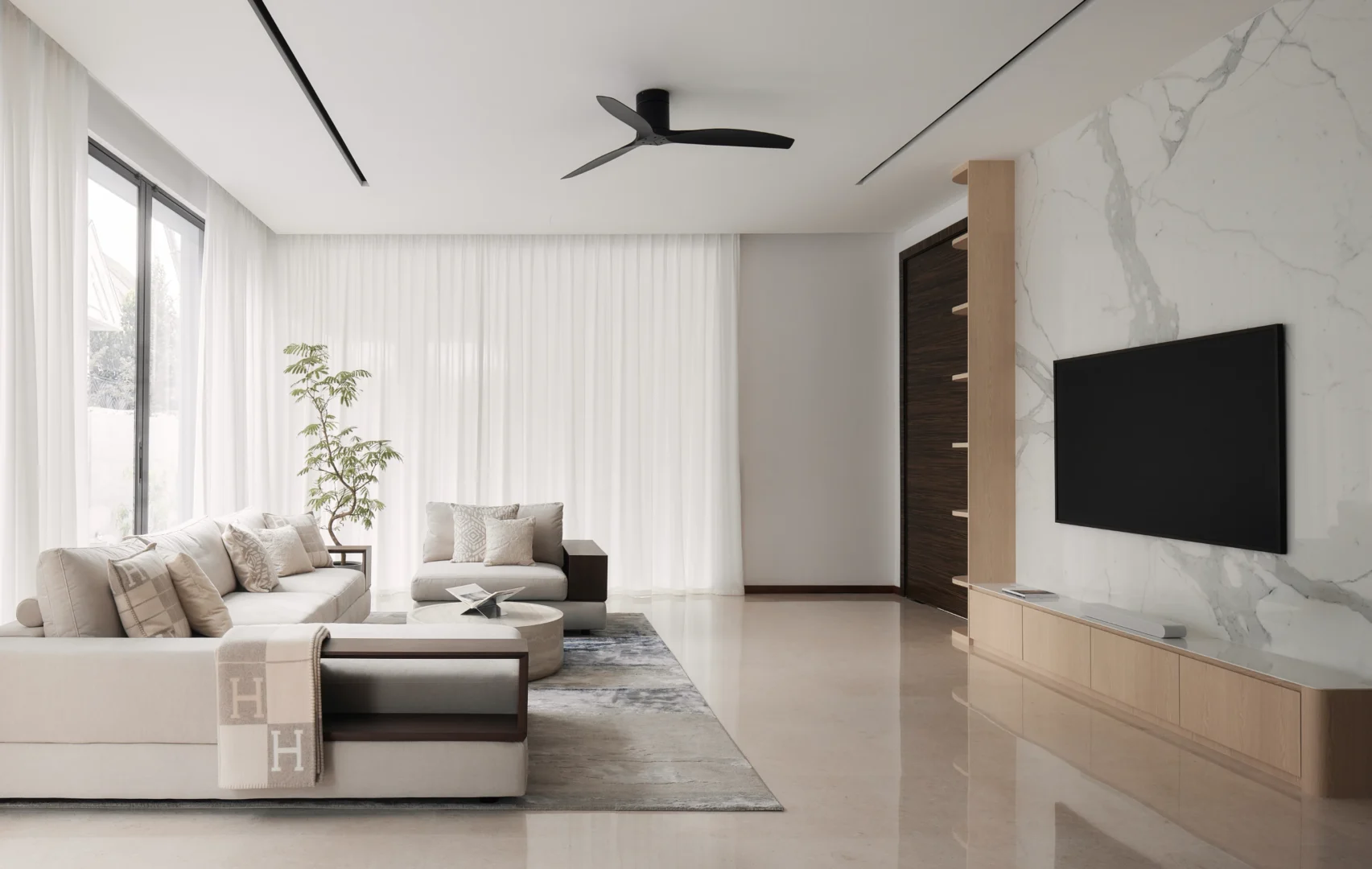 Marble and Stone Feature Walls