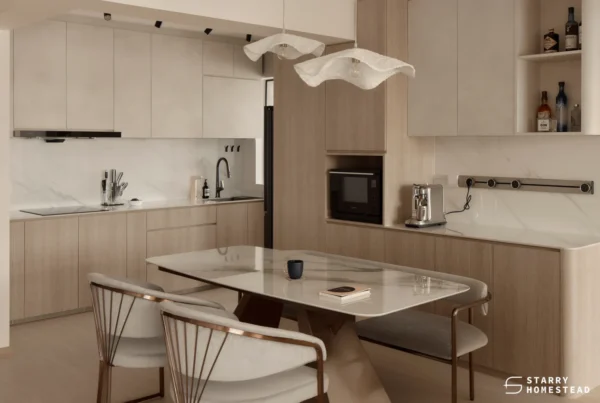 home project with coffee bar