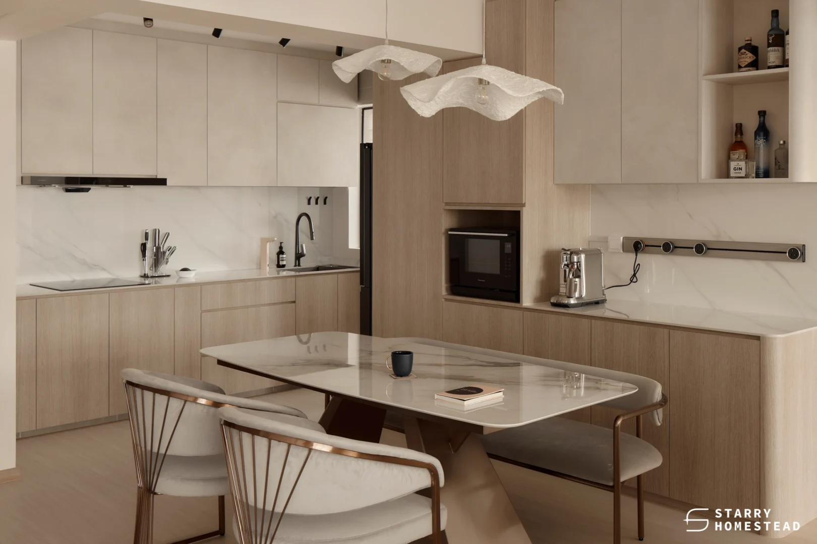 home project with coffee bar