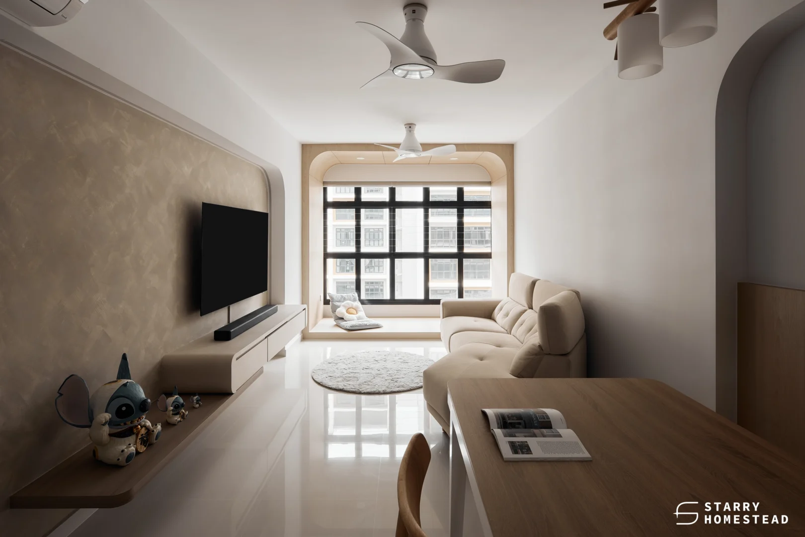 long living room design
