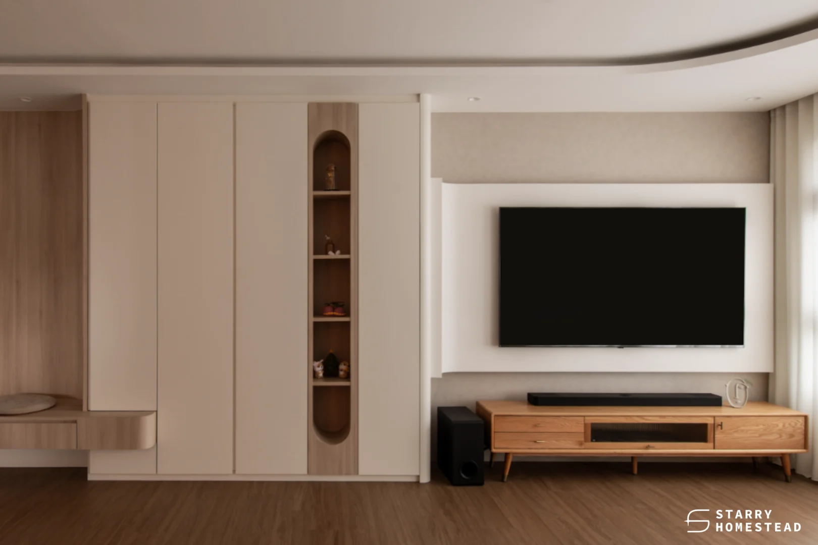 Vinyl flooring living room