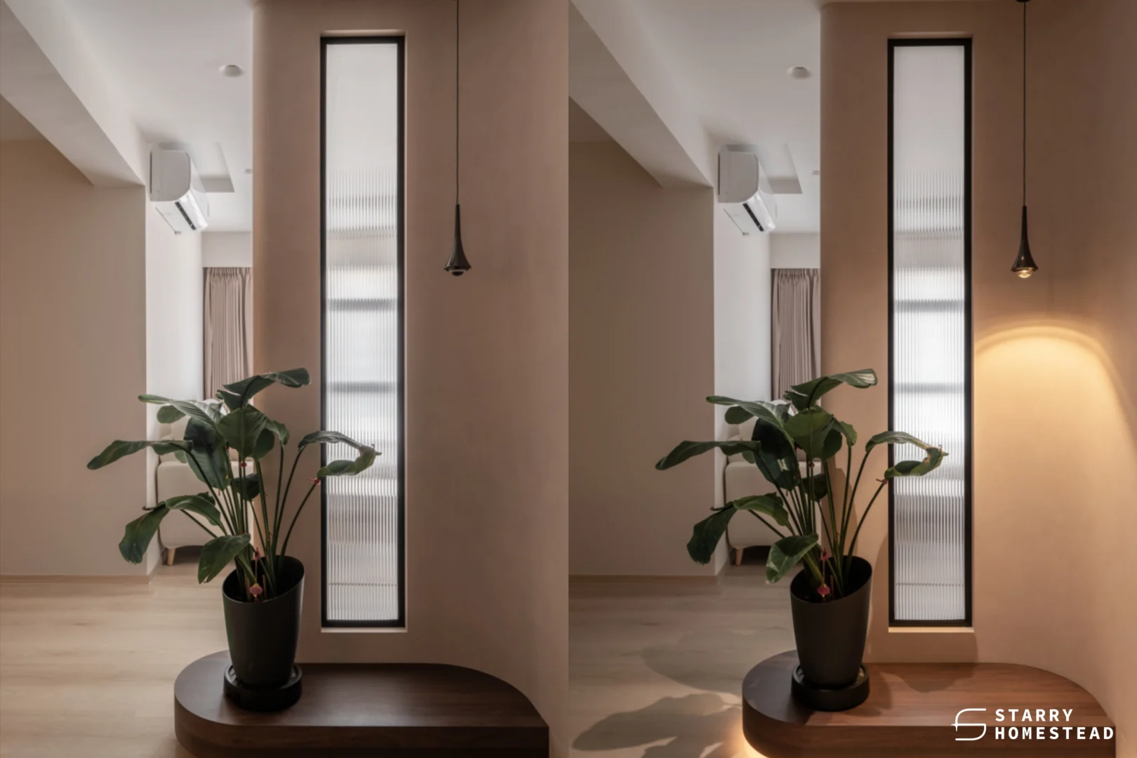 LIGHTING USED IN ENTRYWAY