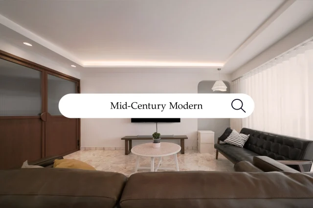 Why choose white as your wall colour? White creates a beautiful contrast when paired with wooden furniture.
-
11 Joo Seng Rd // Mid-Century Modern
Designer: Si Han
-
#singapore #renovation #interiordesign #sgreno #sgid #bto #hdb #condo #modern #midcentury #midcenturymodern #livingroom #kitchen #bedroom #masterbedroom