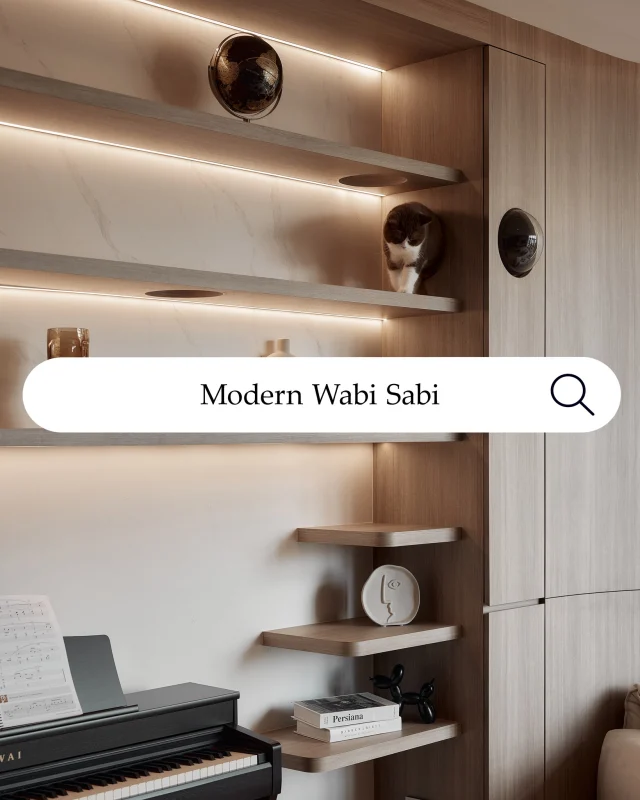 The display shelves are not just for display; they can also be turned into a pet playground.
-
East Meadows // Modern Wabi Sabi
Designer: Ashley & Chloe
-
#starryhomestead #singapore #renovation #interiordesign #resale #condo #hdb #bto #modern #wabisabi #sgreno #sgid #livingroom