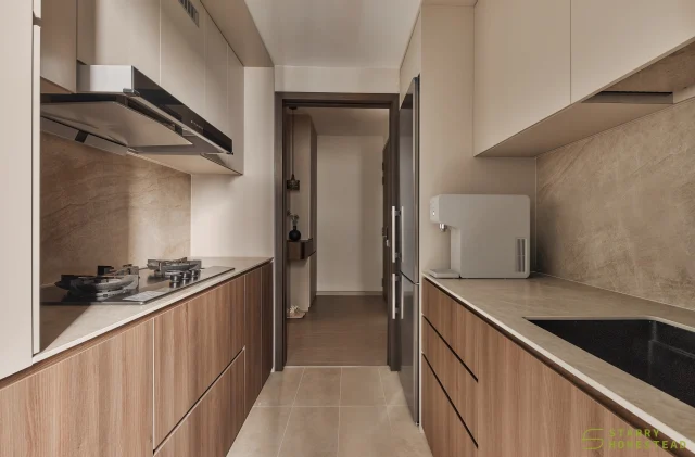 Small home, galley kitchen? Lighter tones and good lighting will do the trick!
-
Riverfront Residences // Modern Contemporary
Designer: Crystal
-
#starryhomestead #singapore #renovation #interiordesign #qanvast #homematch #hometrust #sghomedecor #interiordesigninspo #sgreno #sgid #sghome #hdb #bto #condo #landed #modern #contemporary #kitchen