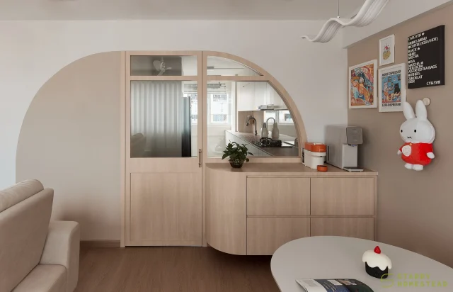 How does a house become a home? The story is all about warmth, being inviting, and creating memories. 
-
697 Hougang // Japandi
Designer: Shirley
-
#starryhomestead #singapore #renovation #interiordesign #qanvast #homematch #hometrust #sghomedecor #interiordesigninspo #sgreno #sgid #sghome #hdb #bto #condo #landed #modern #japandi #scandinavian #livingroom