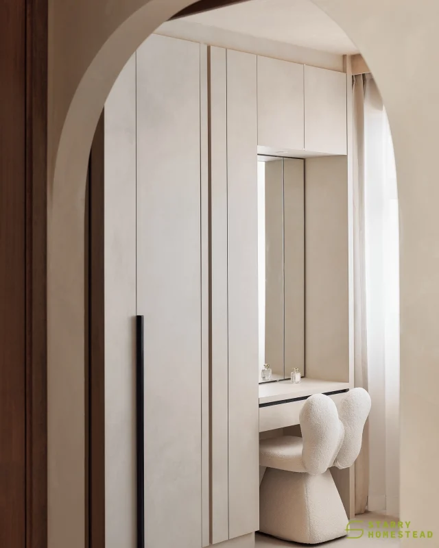 Step into the cave and return with a look that makes you feel truly amazing!
-
Canberra Vista // Wabi Sabi
Designer: Si Han
-
#starryhomestead #singapore #renovation #interiordesign #qanvast #homematch #hometrust #sghomedecor #interiordesigninspo #sgreno #sgid #sghome #hdb #bto #condo #landed #commercial #scandinavian #modern #wabisabi #japandi #livingroom #diningarea #drypantry #kitchen