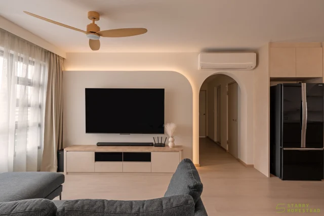 Cosy vibes, chill energy and my dream home is shining!✨
-
Punggol Emerald // Japandi
Designer: Darren
-
#singapore #renovation #interiordesign #sgreno #sgid #sghome #hdb #bto #condo #landed #commercial #scandinavian #modern #japandi #livingroom #entrance