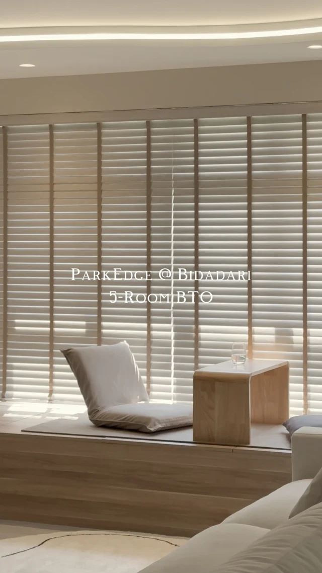 Soft tones, natural materials, and imperfect beauty come together to create a calm, lived-in space that feels warm, grounded, and timeless.
-
ParkEdge @ Bidadari // Modern Japandi
Designer: Yan Li
-
#starryhomestead #singapore #renovation #interiordesign #qanvast #homematch #hometrust #sghomedecor #interiordesigninspo #sgreno #sgid #sghome #hdb #bto #condo #landed #commercial #scandinavian #modern #wabisabi #japandi #livingroom #diningarea #entrance #foyer #kitchen #drypantry #bedroom #bathroom