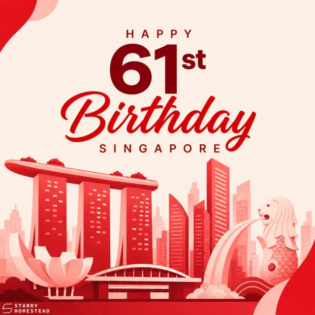 Happy 61st Birthday, Singapore!🇸🇬
Here's to more years of growing, building, and calling this place home.🎉